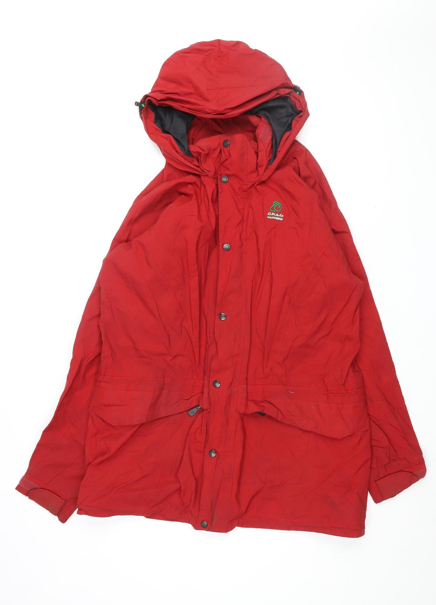 Craghoppers Men's Red Parka Jacket, Size 42, Waterproof