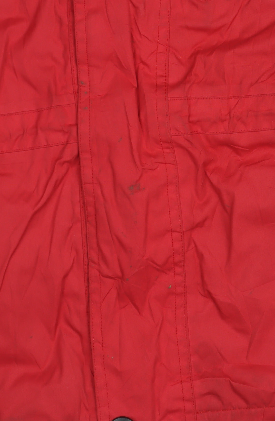 Crane Sports Men's Red Black Hooded Anorak Jacket XS