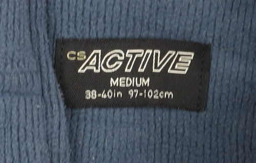 CS Active Men's Blue Medium 1/4 Zip Sweatshirt