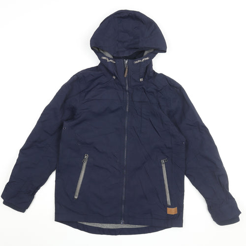 Next Boys Blue Hooded Jacket 146cm