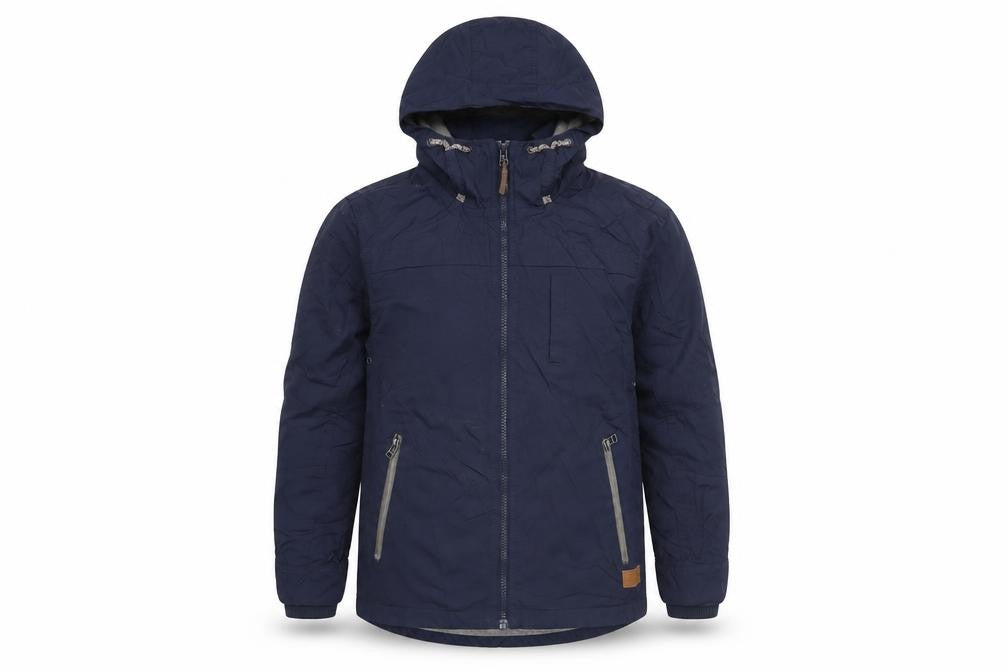 Front view of Next boys’ blue hooded jacket 146cm