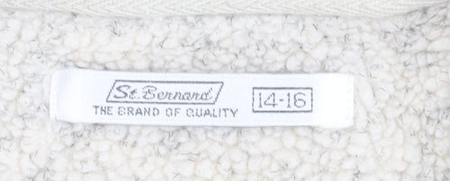 St. Bernard Women's Ivory Pullover Sweatshirt 14-16