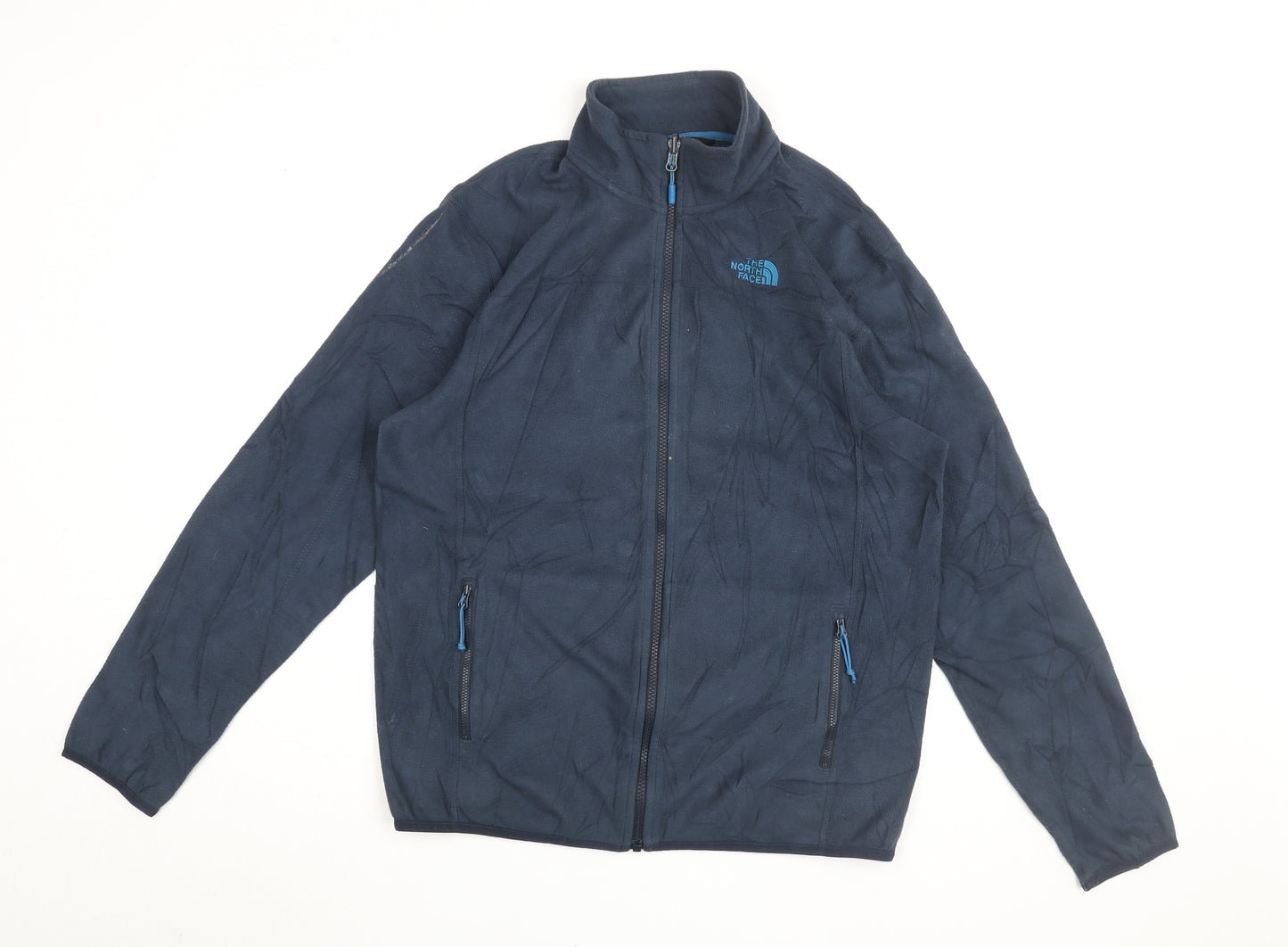 The North Face Men's Blue Fleece Full Zip Jacket