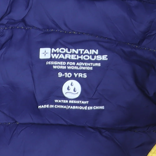 Mountain Warehouse Boys Yellow Puffer Jacket 9-10 Years