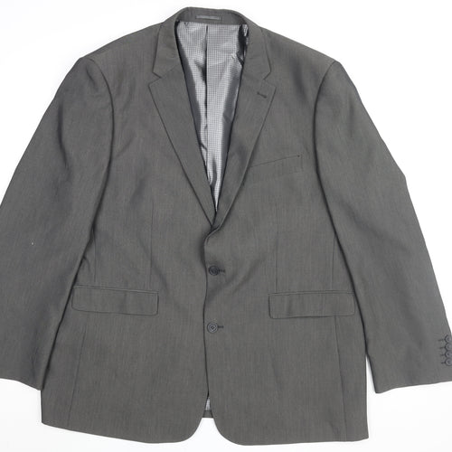 MANSIZE Grey 54 Blazer for Men - Regular Fit