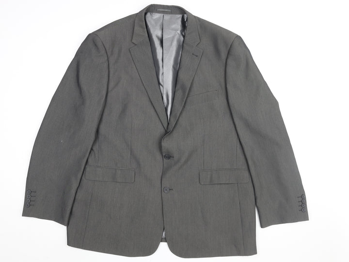 MANSIZE Grey 54 Blazer for Men - Regular Fit