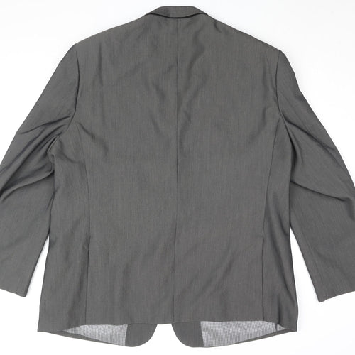 MANSIZE Grey 54 Blazer for Men - Regular Fit