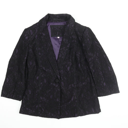 Marks and Spencer Women's Black Lace Jacket Size 10