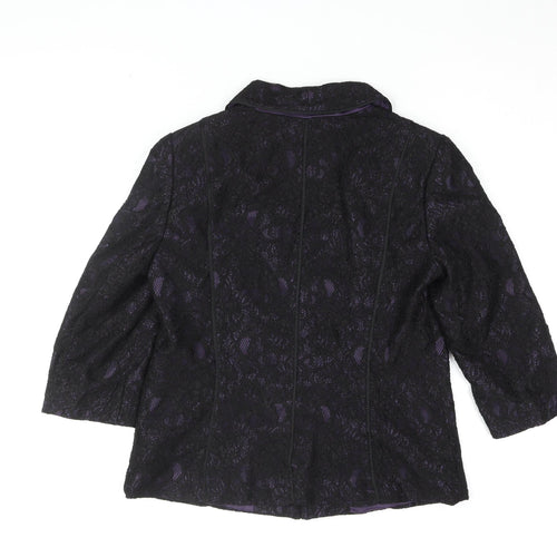 Marks and Spencer Women's Black Lace Jacket Size 10