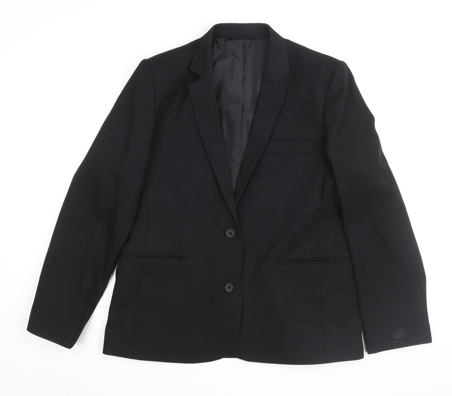 Winterbottom's Men's Black Blazer 40 Single-Breasted