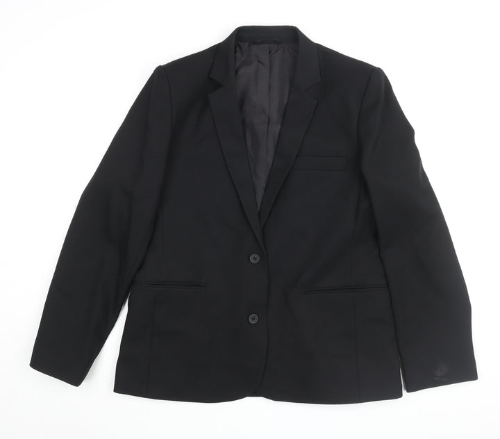 Winterbottom's Men's Black Blazer 40 Single-Breasted