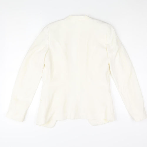 H&M Women's Ivory Blazer, Size 4, Modern Casual