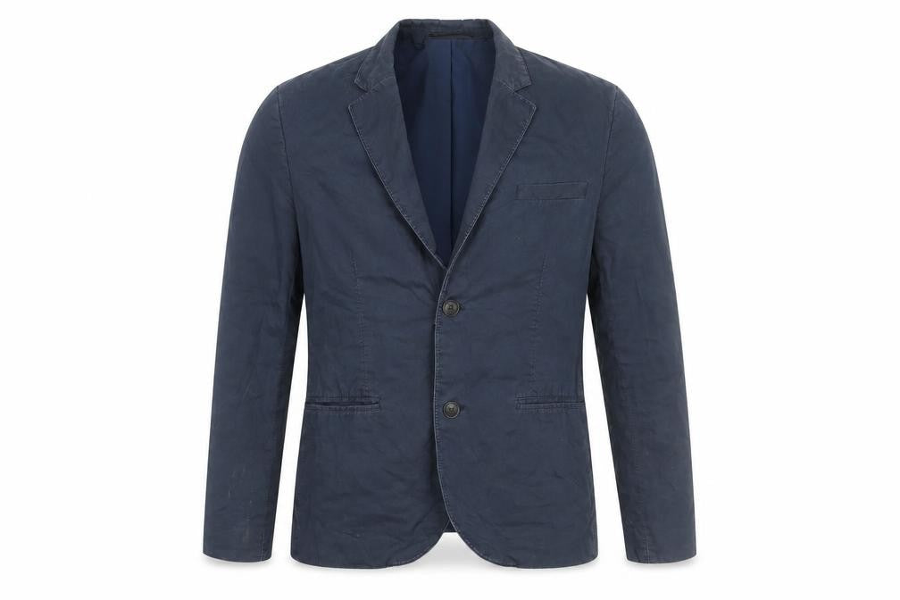 Front view of Topman Men's Blue Blazer Jacket, size 40, - Formal Wear