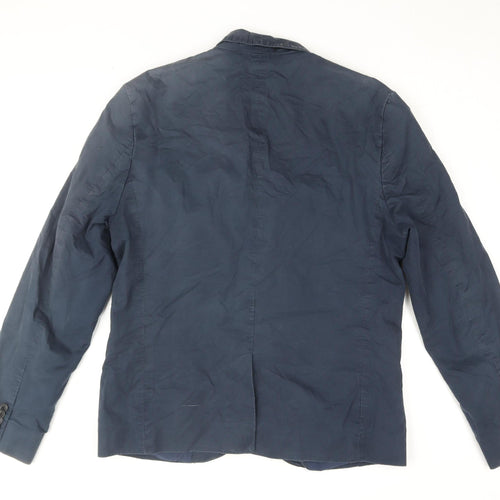 Topman Men's Blue Blazer Jacket Size 40 - Formal Wear