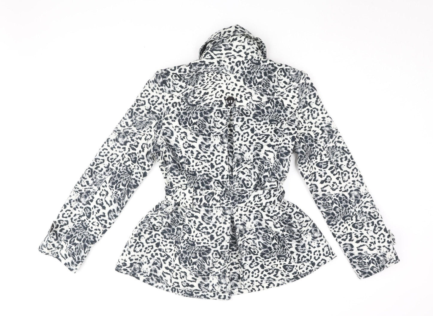 Internacionale Women’s Animal Print Belted Coat 12