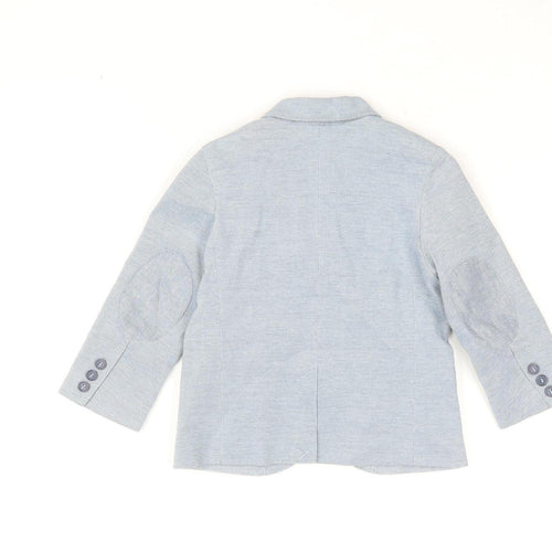 H&M Boys Blue Long Sleeve Blazer Jacket - 24 Months