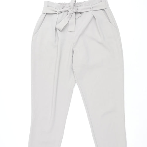 River Island Women's Grey Paperbag Trousers