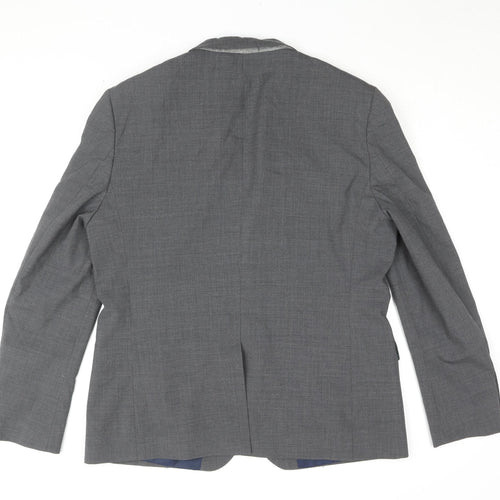 Marks and Spencer Men's Grey Blazer, 42R, Business Formal