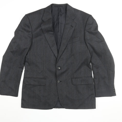 St Michael Men's Grey Blazer, 38, Regular Fit