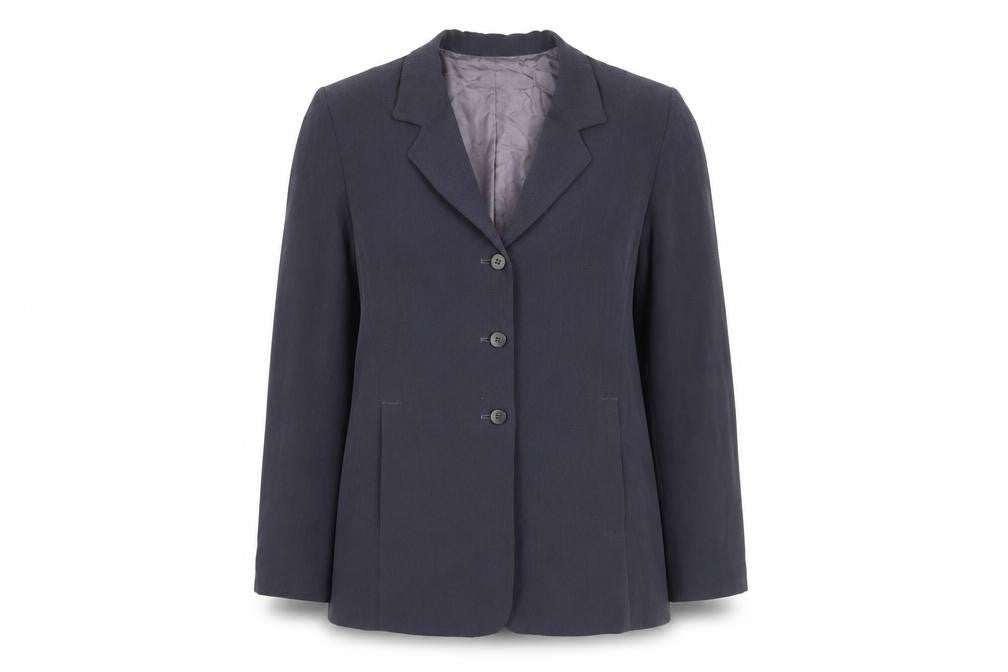Front view of Gold by Michael K Women's Black Suit Jacket, size 14