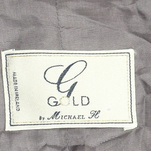 Gold by Michael K Women's Black Suit Jacket, Size 14