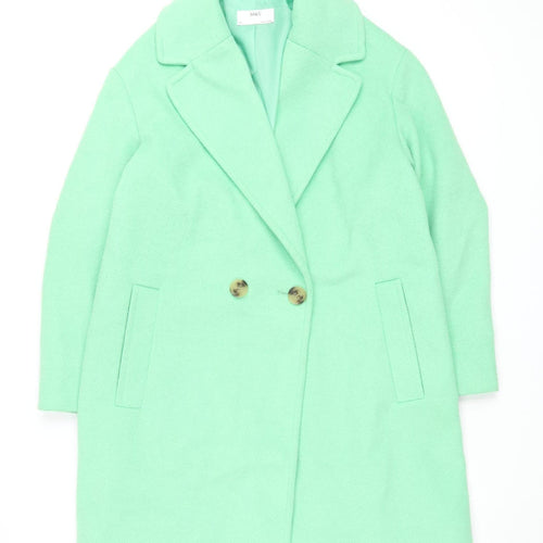 Marks and Spencer Women's Green Regular Fit Overcoat Size 12