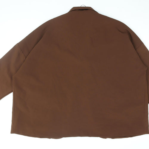 PrettyLittleThing Women's Brown Blazer, Size 6