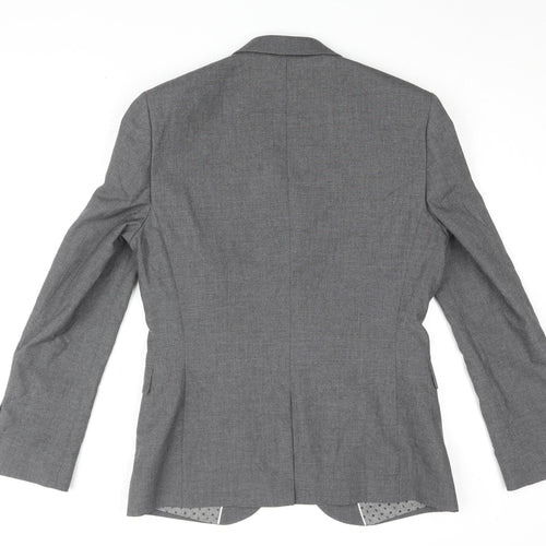Next Grey Slim Fit Men's Blazer, Size 40R, Business Wear