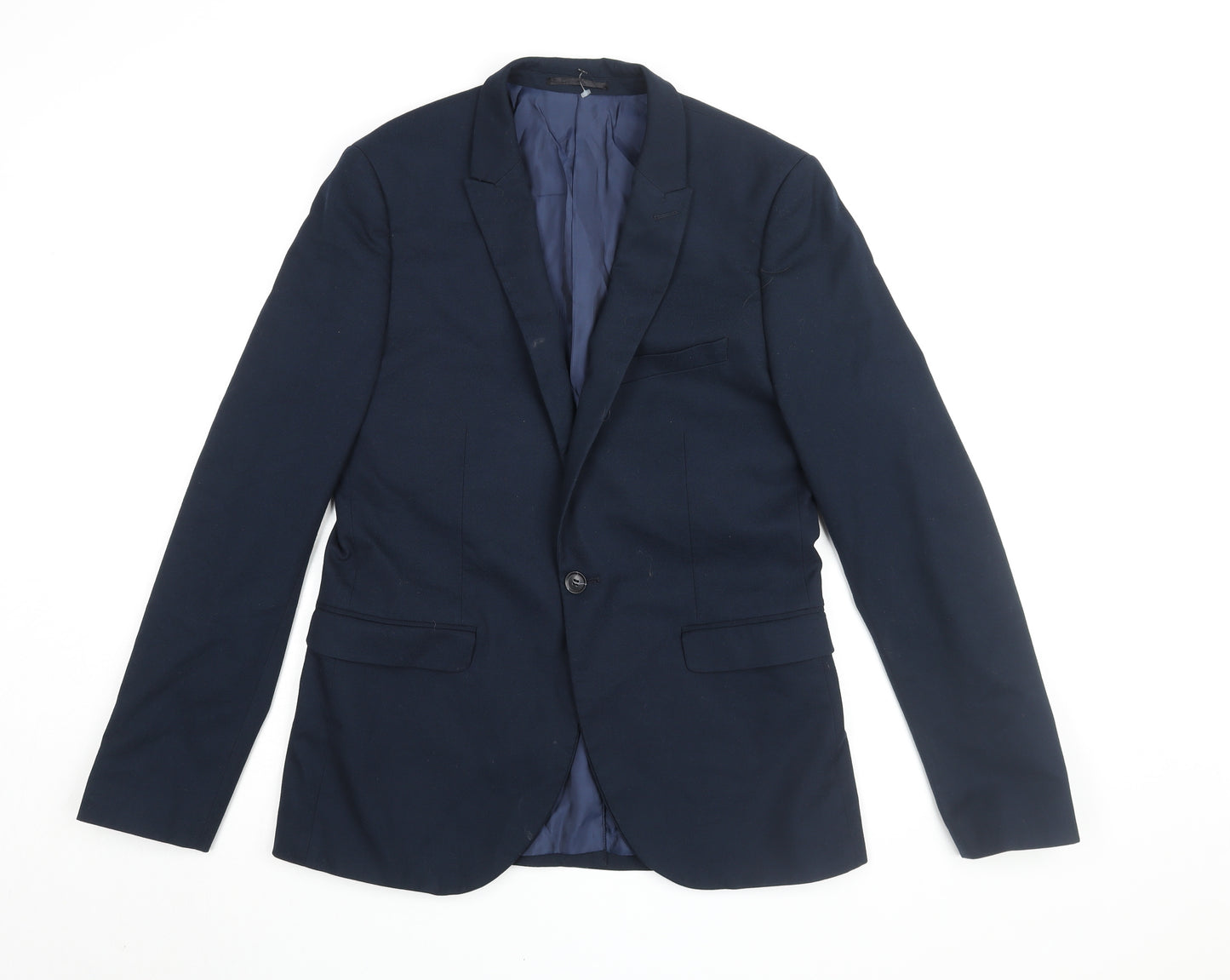 Topman Men's Blue Blazer, UK 40, Business Formal Jacket