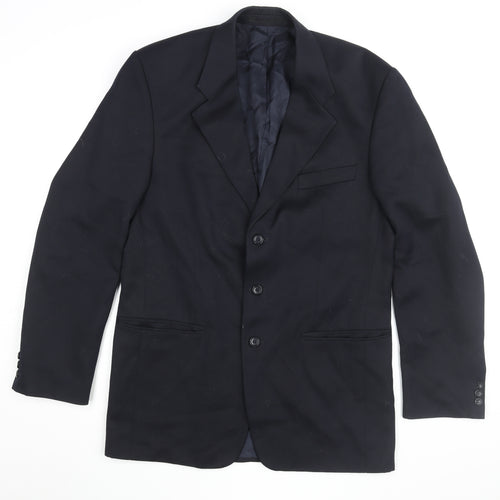 Burton Menswear Black Blazer, Men's, Size 40L, Formal Wear