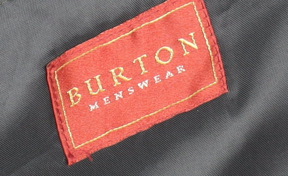 Burton Menswear Black Blazer, Men's, Size 40L, Formal Wear