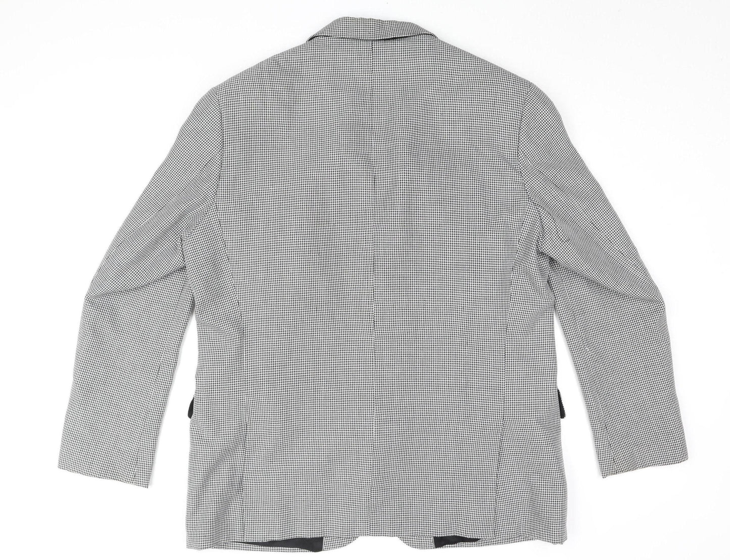 Gurteen Men's Grey Check Blazer Size 44R