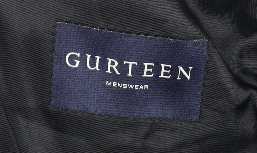Gurteen Men's Grey Check Blazer Size 44R