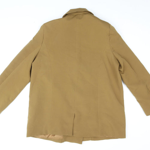 Missguided Women's Brown Blazer, Size 8, Double Breasted