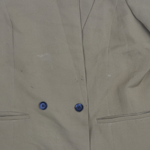 Missguided Women's Brown Blazer, Size 8, Double Breasted