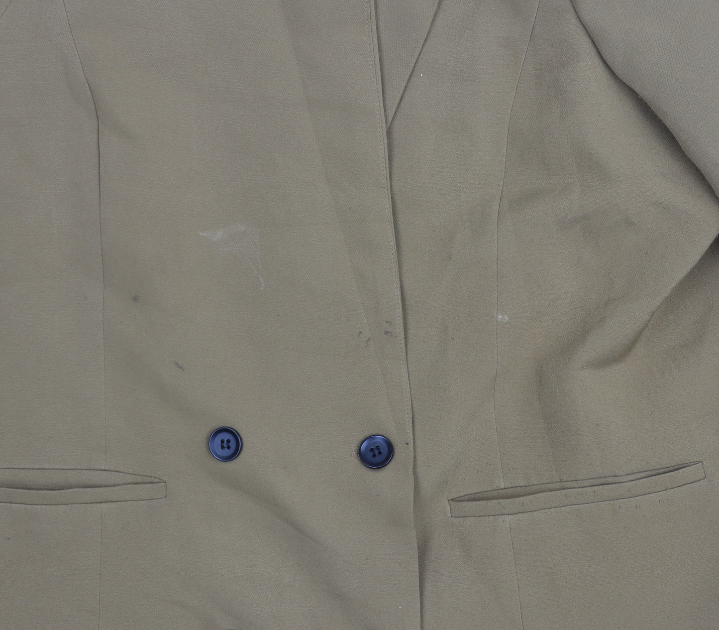 Missguided Women's Brown Blazer, Size 8, Double Breasted