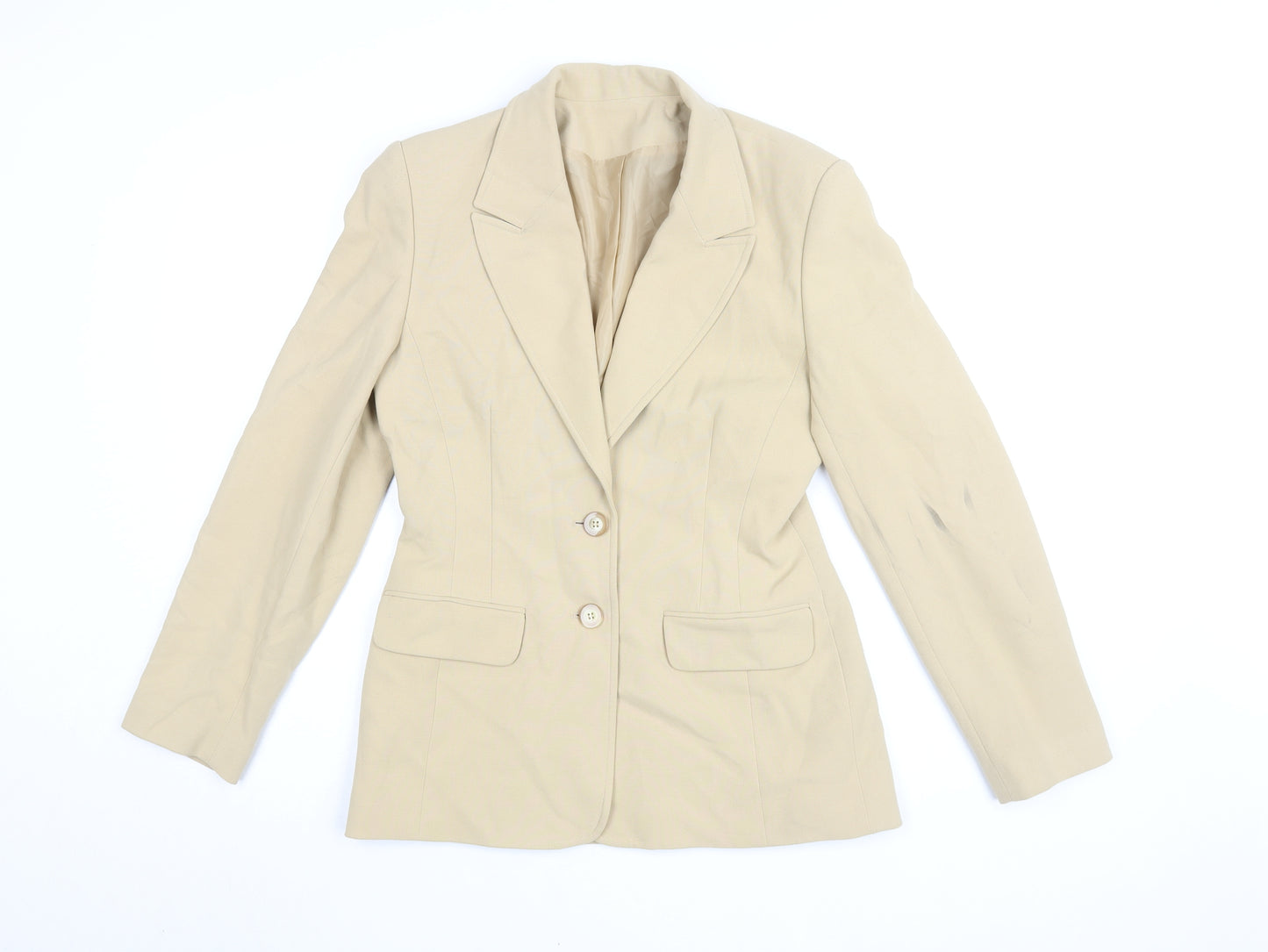 Richards Women's Beige Blazer UK 12 Regular Classic