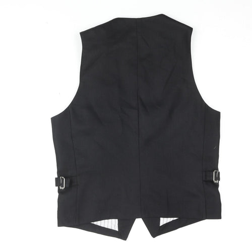 H&M Men's Black Suit Waistcoat Size L