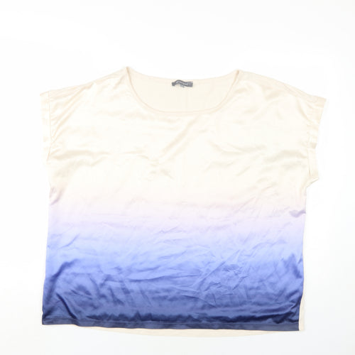 Principles Women's Beige Ombre T-Shirt Size 20 Basic