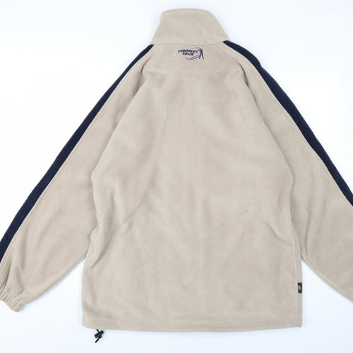 European Tour Men's Beige Track Jacket XL