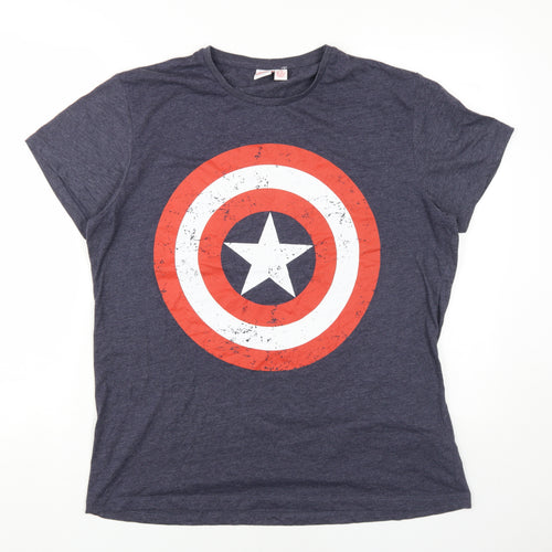 Marvel Avengers Captain America T-Shirt XL Blue