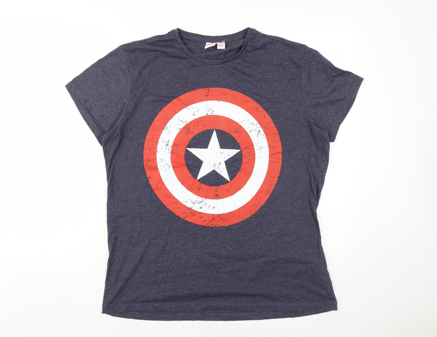 Marvel Avengers Captain America T-Shirt XL Blue