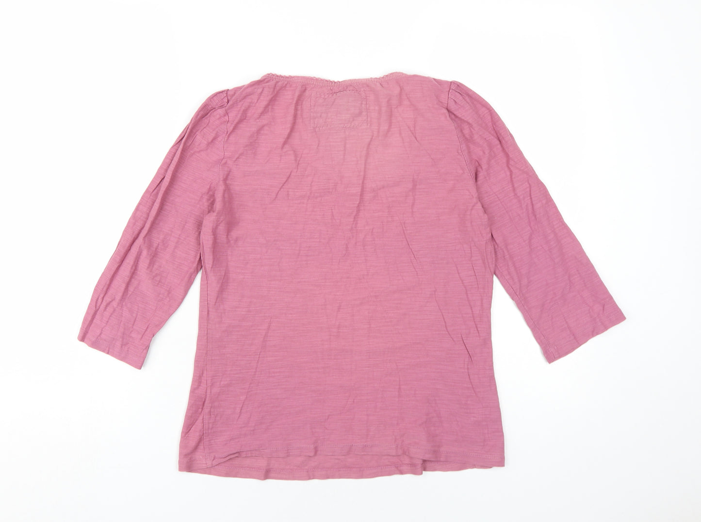 Rocha John Rocha Women's Pink Embroidered Blouse Size 12