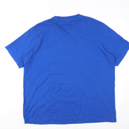 Cotton Traders Men's Blue XL Crew Neck T-Shirt