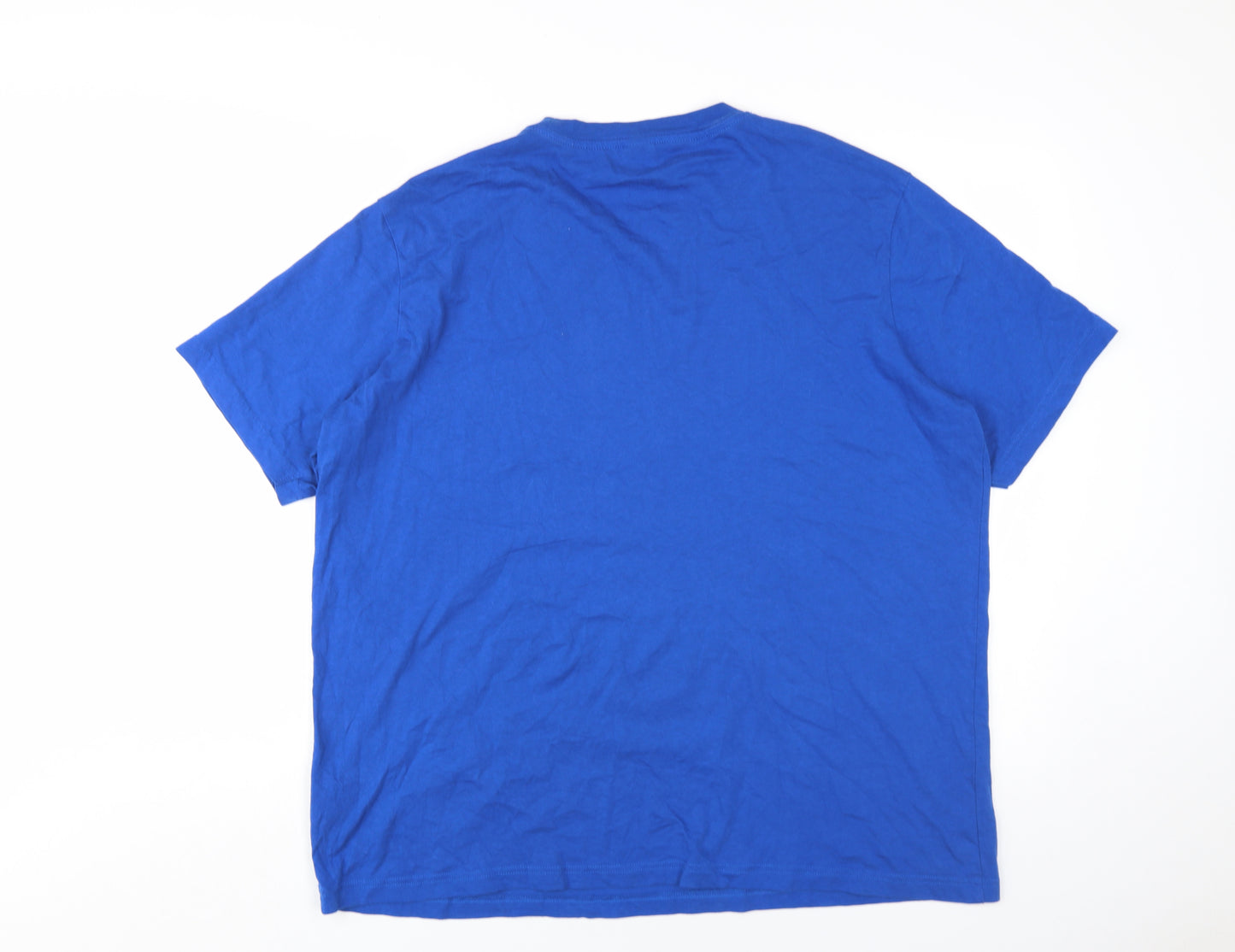 Cotton Traders Men's Blue XL Crew Neck T-Shirt