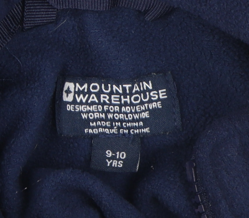 Mountain Warehouse Blue Boys Jacket 9-10 Years Full Zip