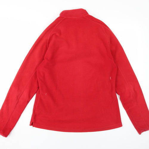 Decathlon Creation Unisex Red 1/4 Zip Sweatshirt XL