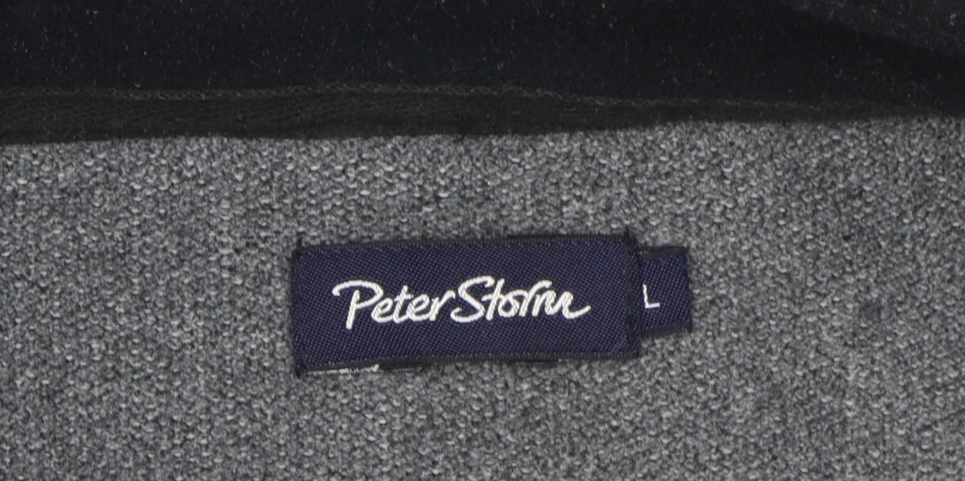 Peter Storm Men's Grey 1/2 Zip Sweatshirt, L, Hiking