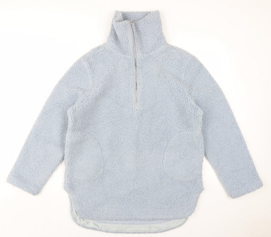 Ana Jakobs Women's Blue Fleece Pullover XS