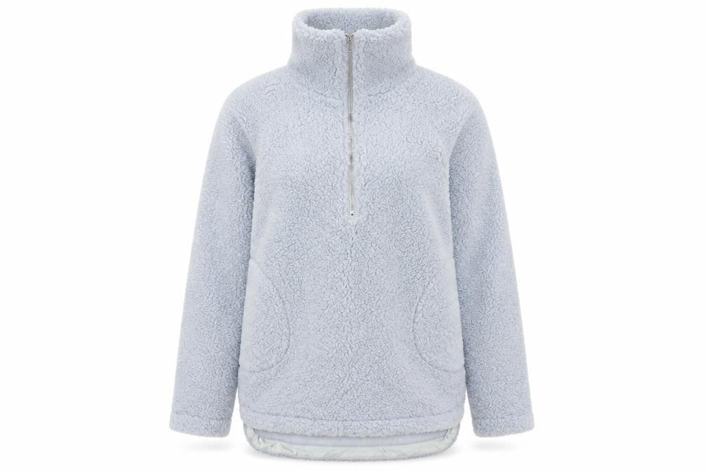 Ana Jakobs Women's Blue Fleece Pullover XS
